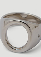 Oval Open Ring in Silver