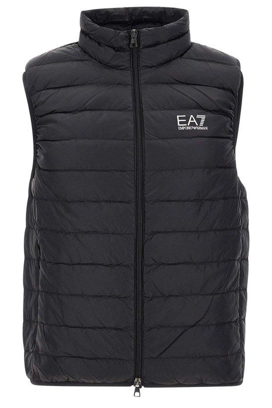 Photo: EA7 Logo Printed Quilted Padded Gilet