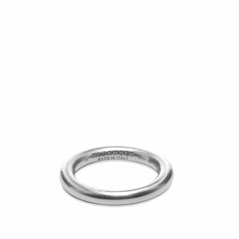 Jil Sander Men's Classic Ring 1 in Silver