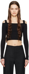 WYNN HAMLYN Black Luca Long Sleeve T-Shirt