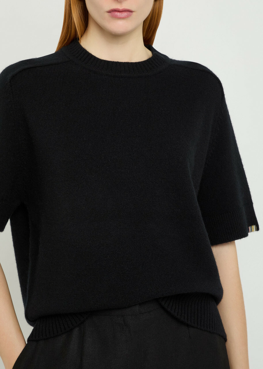 Extreme Cashmere N°454 Scott Cashmere-blend top - Black - One Size