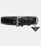 Prada Brushed leather dog collar
