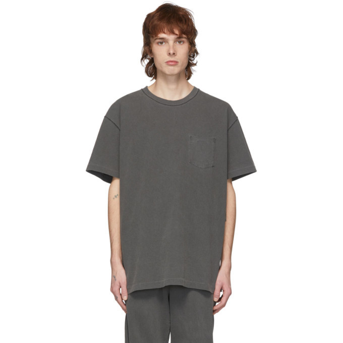 Photo: John Elliott Grey Loose Stitch Pocket T-Shirt