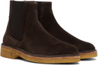 A.P.C. Brown Theodore Chelsea Boots