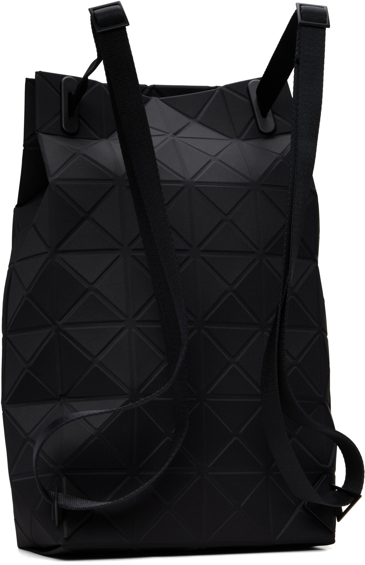 BAO BAO ISSEY MIYAKE Black Track Backpack