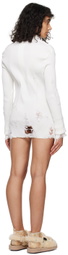 Doublet Off-White Destroyed Minidress