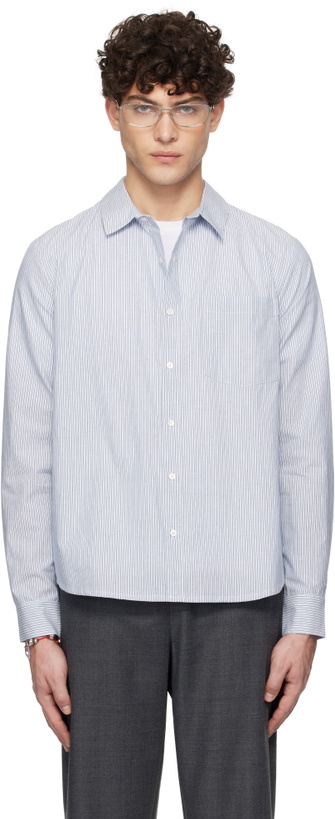 Photo: Paloma Wool Blue Boa Shirt