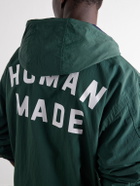 Human Made - Multi-Zip Logo-Detailed Hooded Shell Jacket - Green