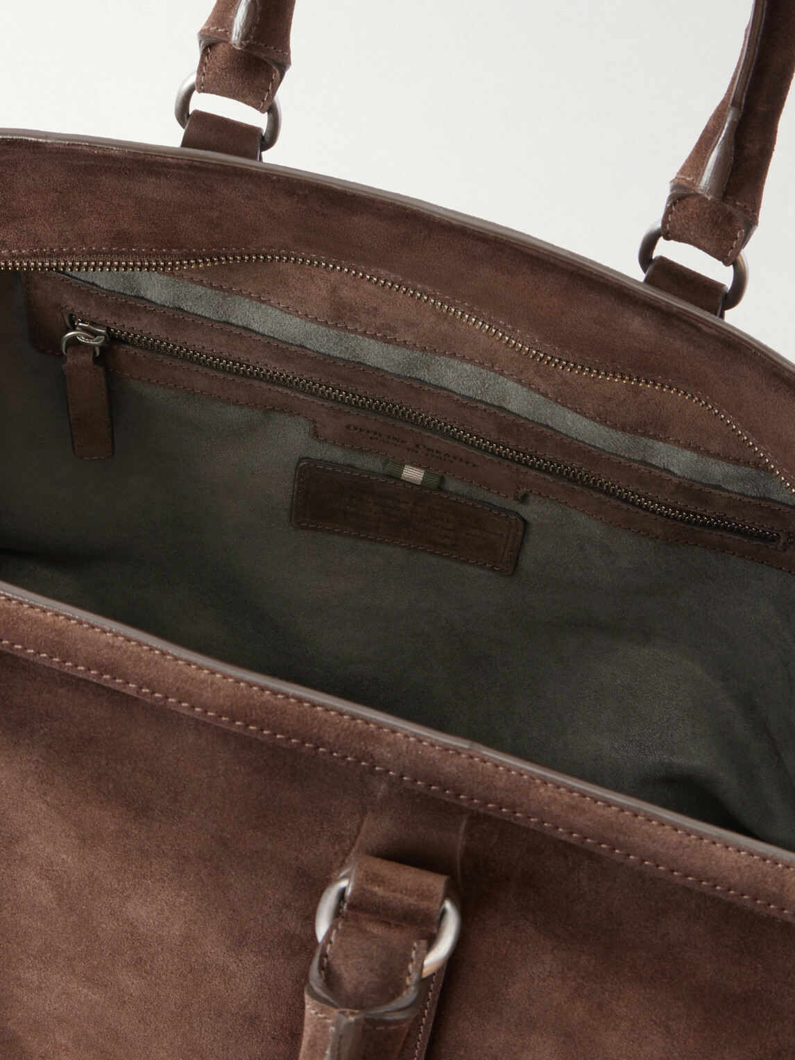 Officine Creative - Quentin 009 Suede Weekend Bag
