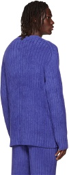 Dion Lee Blue Blueprint Sweater