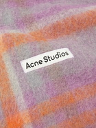 Acne Studios - Logo-Appliquéd Checked Textured-Knit Scarf