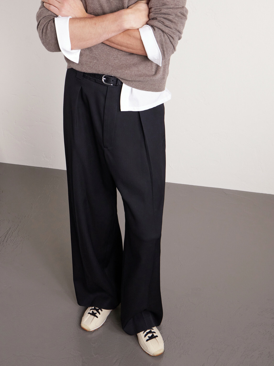 Jacquemus - Les Tennis Leather-Trimmed Canvas Sneakers - Neutrals