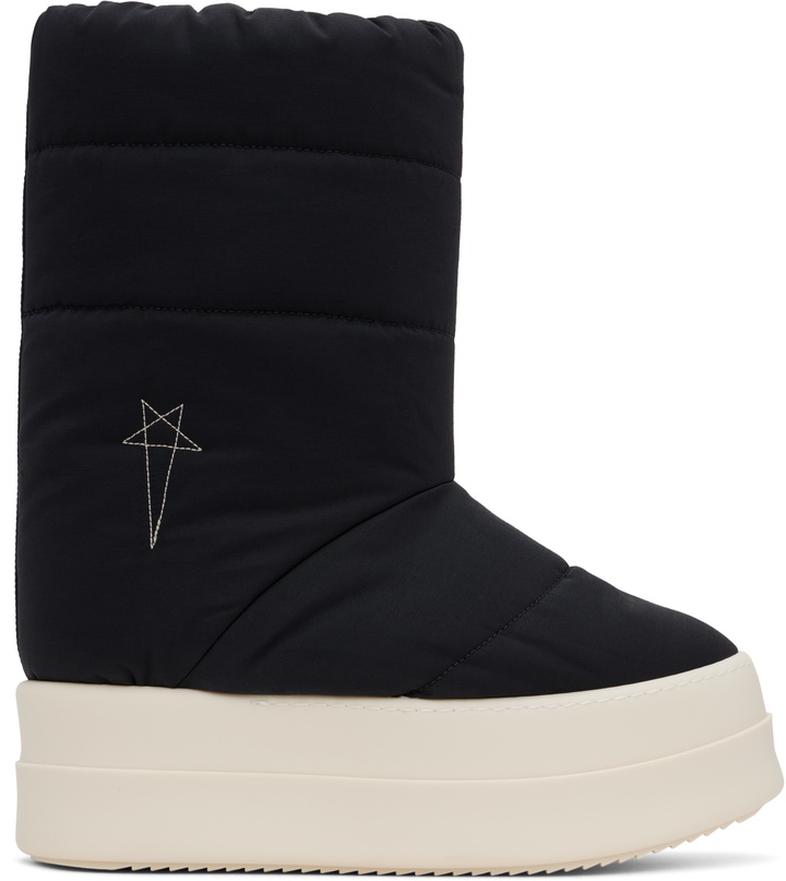 Photo: Rick Owens DRKSHDW Black Porterville Mega Bumper Lunar Boots