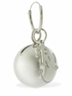 RAF SIMONS Smiley Silver Mono Earring