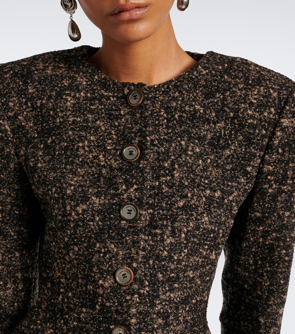 Magda Butrym Wool and cashmere-blend bouclé jacket