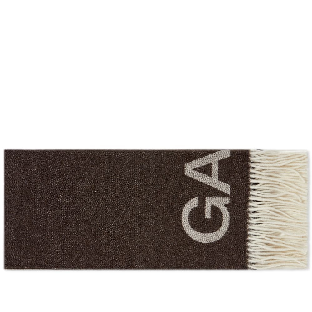 Ganni Women's Wool Scarf Blue