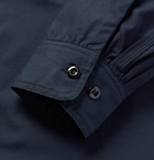 Monitaly - Cotton-Poplin Shirt - Blue