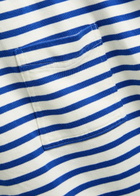 Polo Ralph Lauren Striped Cotton Mini Tunic Dress Blue
