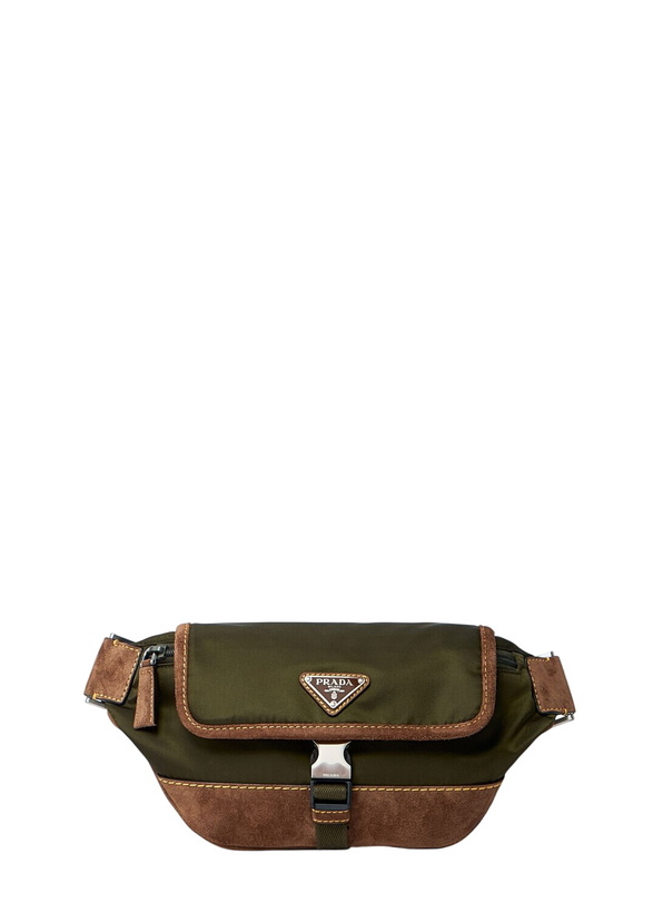 Photo: Prada Re-Nylon And Suede Belt Bag