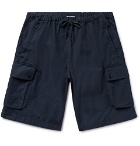 Arpenteur - Marina Cotton-Twill Drawstring Cargo Shorts - Midnight blue