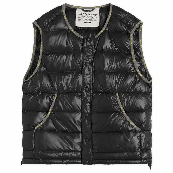 Photo: KA_YO_Prototype Men's Lightweight Down Vest in Black