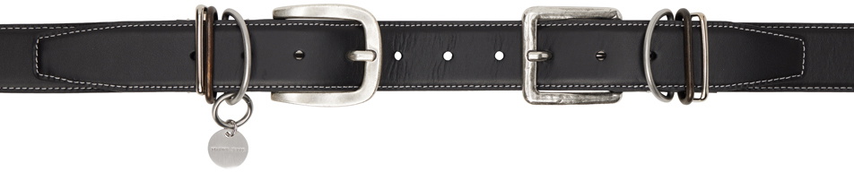 Photo: Marine Serre Black Leather Belt