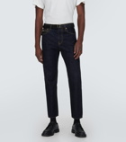 Sacai High-rise slim jeans