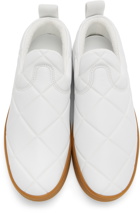 Bottega Veneta White 'The Quilt' Sneakers