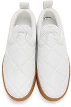 Bottega Veneta White 'The Quilt' Sneakers