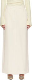 CAMILLA AND MARC Off-White Riba Maxi Skirt
