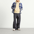 Visvim Men's Jumbo Fine Wool Hoodie in Yellow
