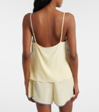SIR Lace-trimmed silk camisole