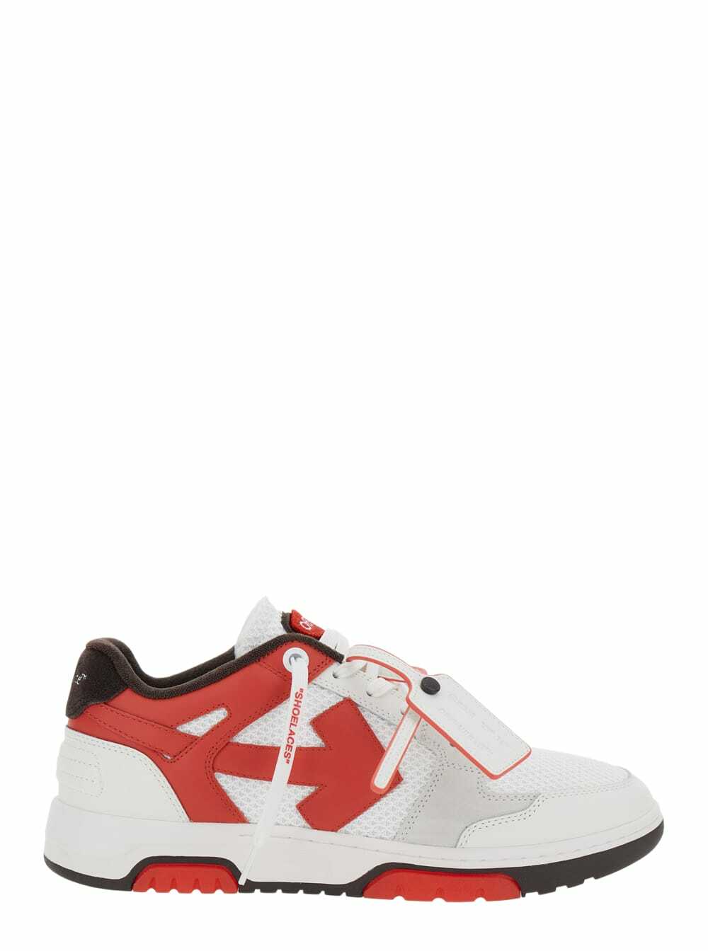 【Off-White】★関税送料込★ DIAG ARROW CANVAS SNEAKERS Off-White 'out Of Office' White Low Top Sneakers With Arrow
