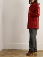 De Bonne Facture - Cotton-Canvas Hooded Parka - Red