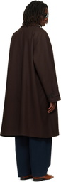 Studio Nicholson Brown Cabo Wool Coat