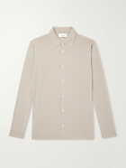Lardini - Virgin Wool Polo Shirt - Neutrals