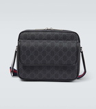 Gucci GG Supreme Small faux leather crossbody bag