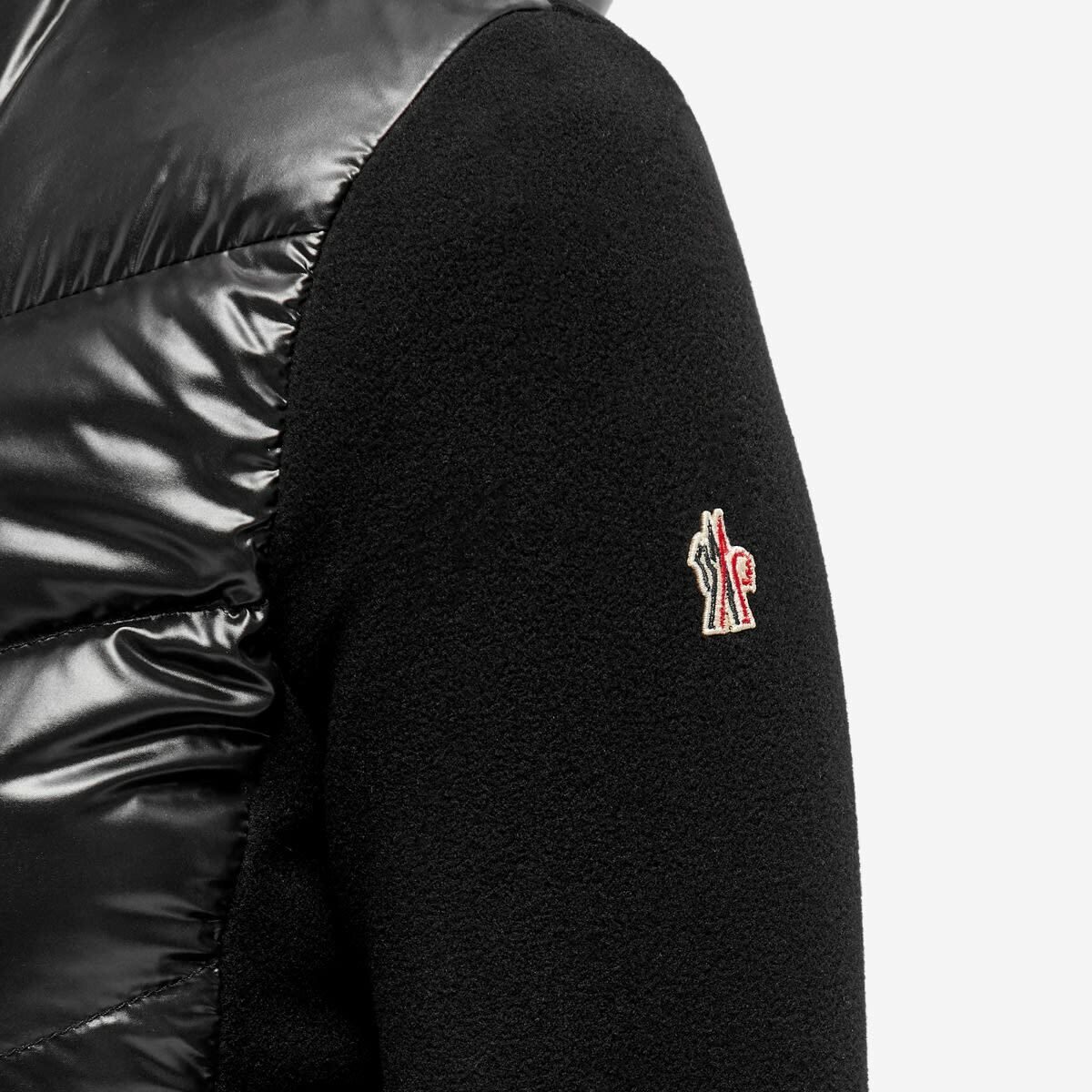 Moncler Grenoble Women's Padded Zip Up Cardigan in Black