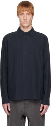 MHL by Margaret Howell Navy Brushed Shirt