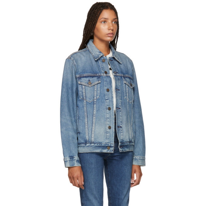 Citizens of Humanity Blue Ilana Relaxed Denim Jacket Citizens of