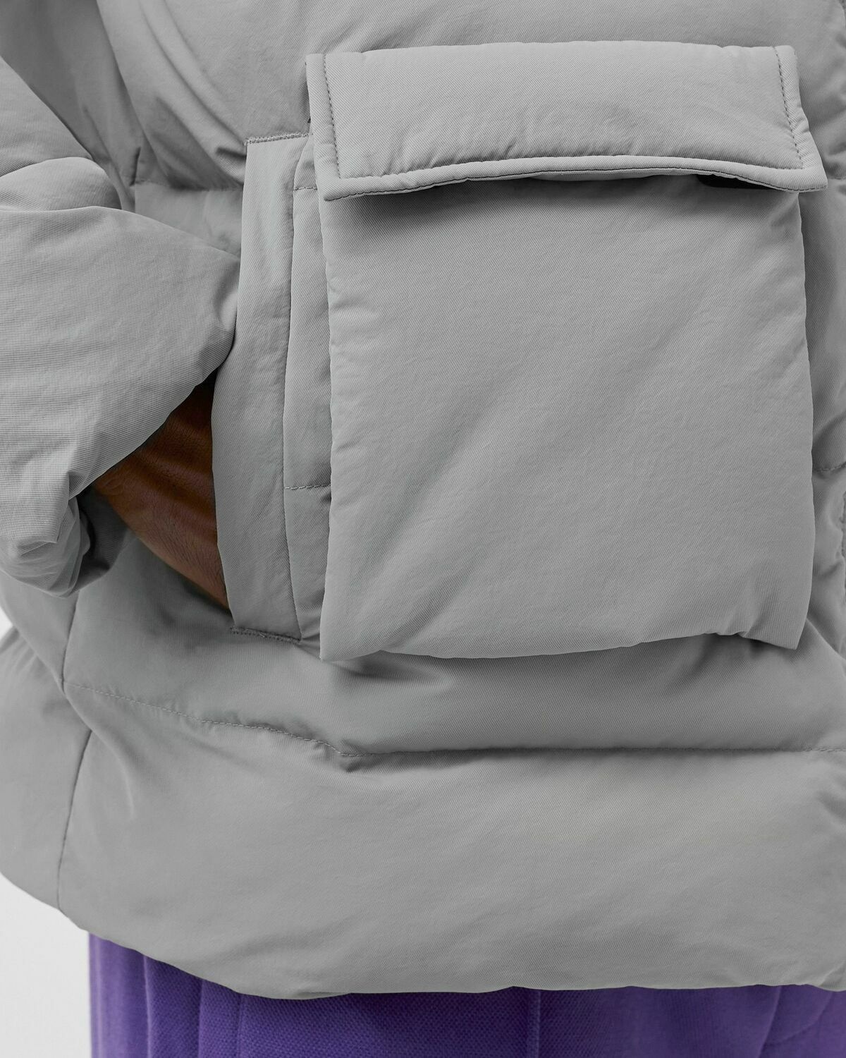 Bstn Brand Modular Puffer Jacket Grey - Mens - Down & Puffer Jackets