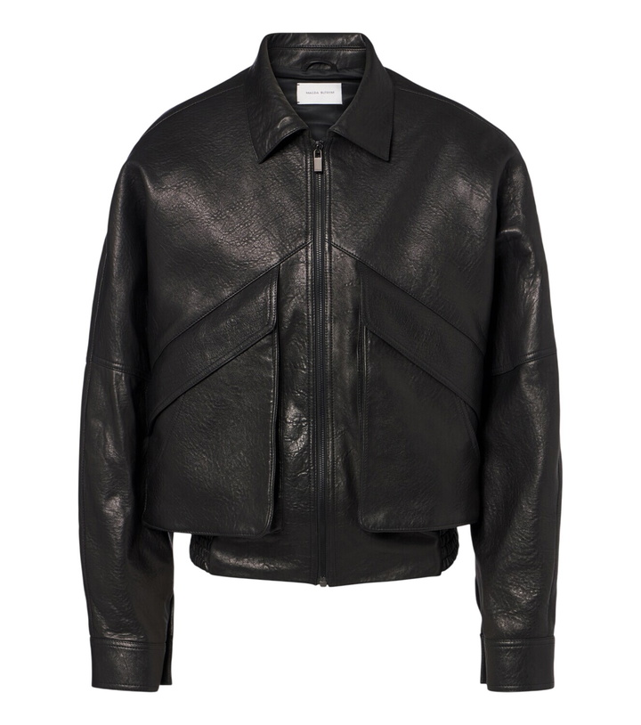 Photo: Magda Butrym Leather blouson jacket