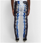 Palm Angels - Slim-Fit Distressed Tie-Dyed Denim Jeans - Multi
