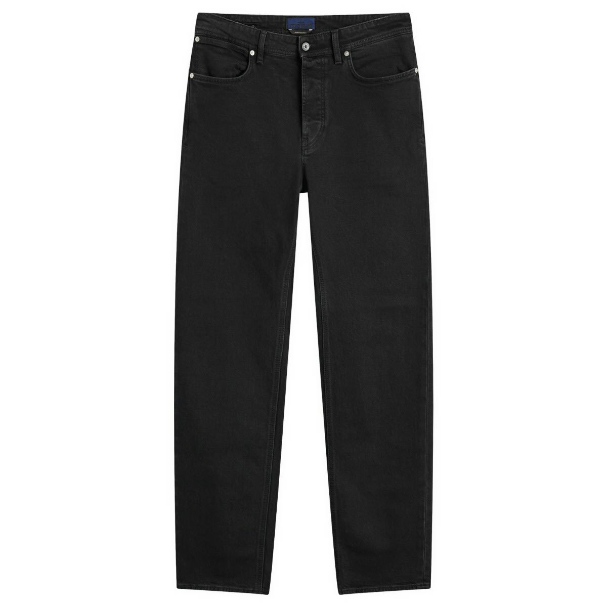 NO/FAITH STUDIOS Black Heavy Denim Cargo Pants