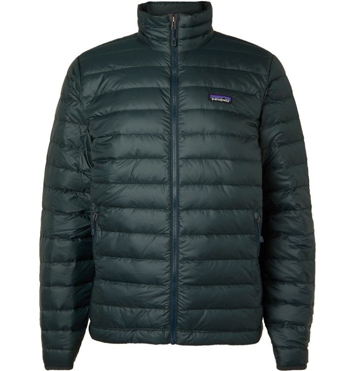 Photo: Patagonia - Quilted Ripstop Down Jacket - Green