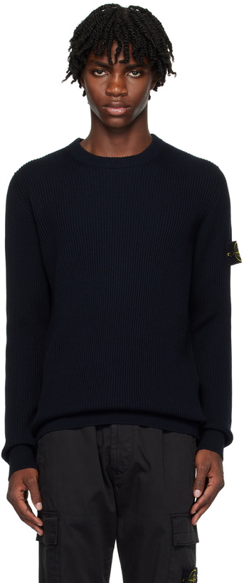 Photo: Stone Island Navy Patch Sweater