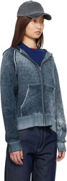 Acne Studios Navy Zipper Hoodie