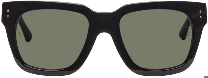 Photo: LINDA FARROW Black Max Sunglasses