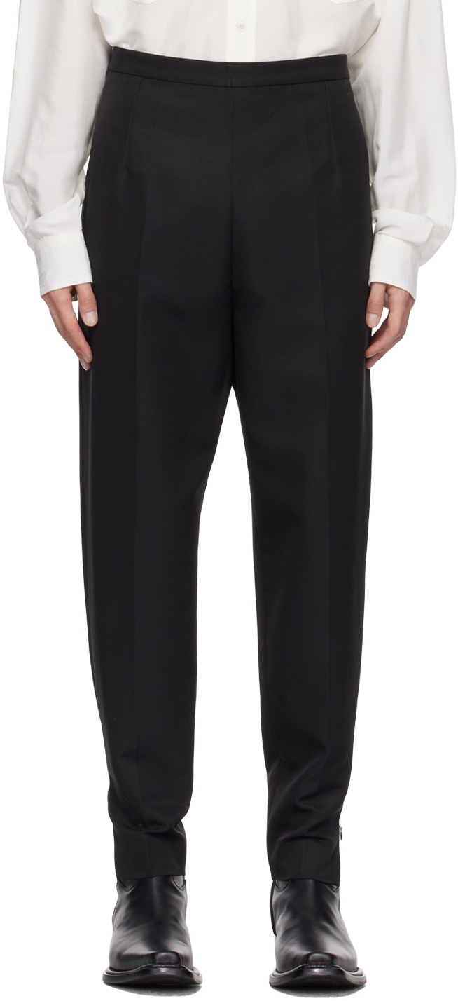 Acne Studios Black Tuxedo Trousers Acne Studios