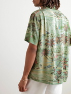 Polo Ralph Lauren - Clady Convertible-Collar Printed Voile Shirt - Green
